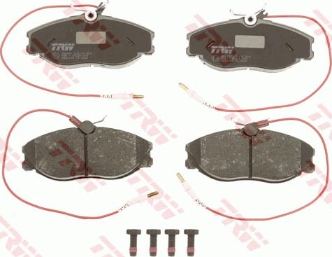 TRW GDB1194 - Kit de plaquettes de frein, frein à disque cwaw.fr