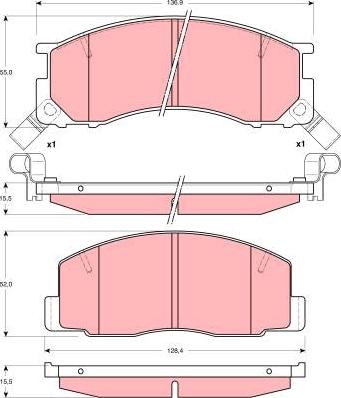 Magneti Marelli 600000097610 - Kit de plaquettes de frein, frein à disque cwaw.fr