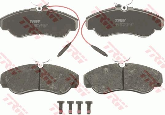 TRW GDB1106 - Kit de plaquettes de frein, frein à disque cwaw.fr