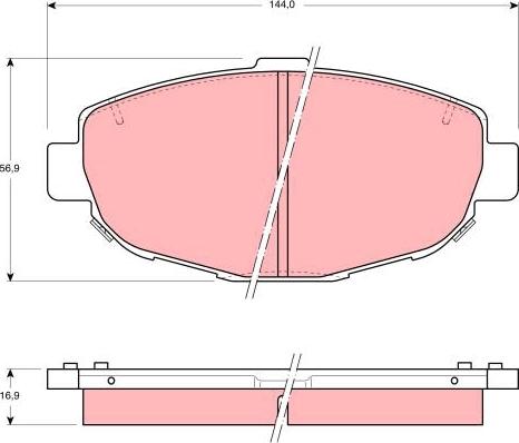 Lemförder 26170 - Kit de plaquettes de frein, frein à disque cwaw.fr