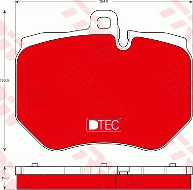 TRW GDB1848DTE - Kit de plaquettes de frein, frein à disque cwaw.fr