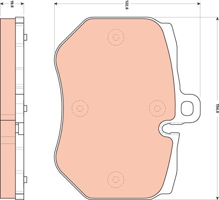 TRW GDB1848 - Kit de plaquettes de frein, frein à disque cwaw.fr