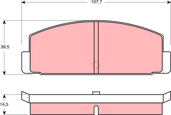 BENDIX 572203 - Kit de plaquettes de frein, frein à disque cwaw.fr