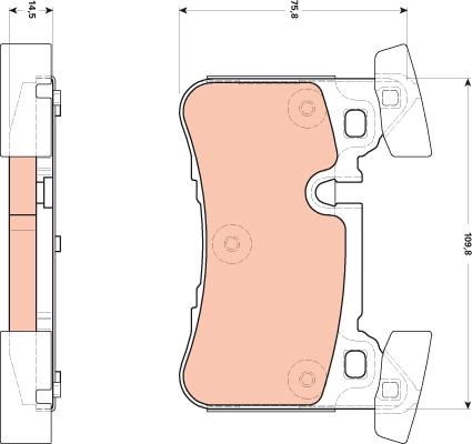 TRW GDB1856 - Kit de plaquettes de frein, frein à disque cwaw.fr