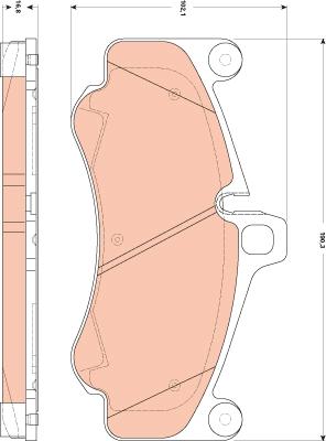 TRW GDB1863 - Kit de plaquettes de frein, frein à disque cwaw.fr