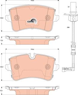 TRW GDB1867 - Kit de plaquettes de frein, frein à disque cwaw.fr