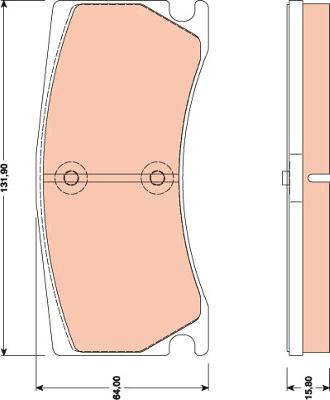 TRW GDB1801 - Kit de plaquettes de frein, frein à disque cwaw.fr