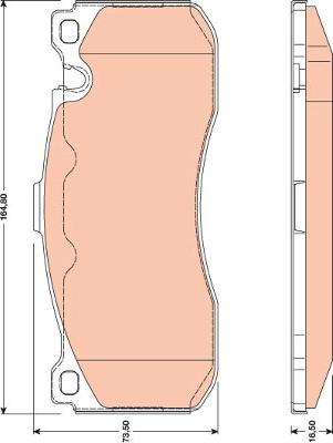 TRW GDB1802 - Kit de plaquettes de frein, frein à disque cwaw.fr