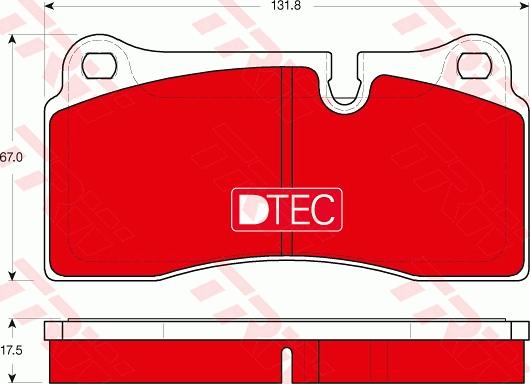 TRW GDB1816DTE - Kit de plaquettes de frein, frein à disque cwaw.fr