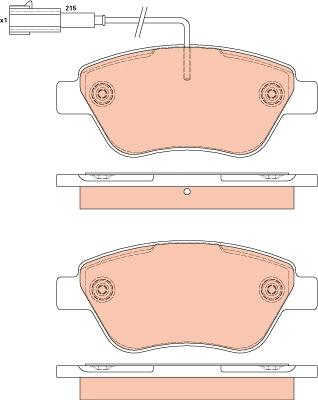 TRW GDB1879 - Kit de plaquettes de frein, frein à disque cwaw.fr