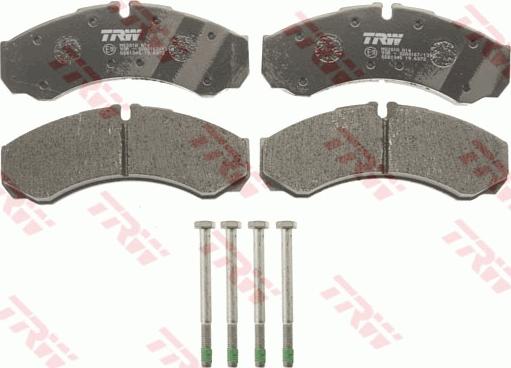 TRW GDB1345 - Kit de plaquettes de frein, frein à disque cwaw.fr