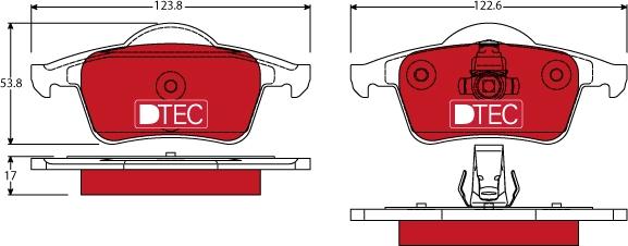 TRW GDB1389DTE - Kit de plaquettes de frein, frein à disque cwaw.fr