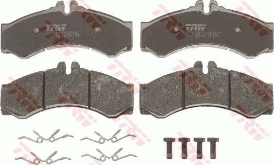 TRW GDB1288 - Kit de plaquettes de frein, frein à disque cwaw.fr