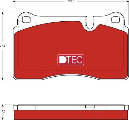 TRW GDB1743DTE - Kit de plaquettes de frein, frein à disque cwaw.fr