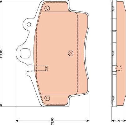 TRW GDB1756 - Kit de plaquettes de frein, frein à disque cwaw.fr