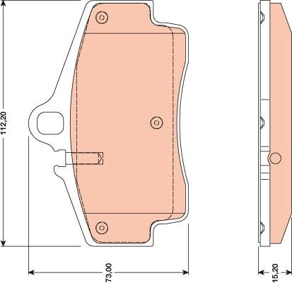 TRW GDB1757 - Kit de plaquettes de frein, frein à disque cwaw.fr