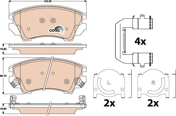 TRW GDB1783DT - Kit de plaquettes de frein, frein à disque cwaw.fr