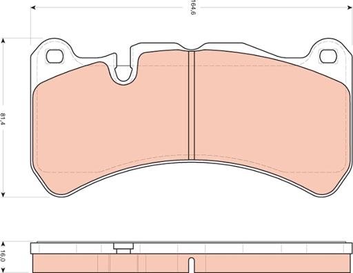 TRW GDB1739 - Kit de plaquettes de frein, frein à disque cwaw.fr