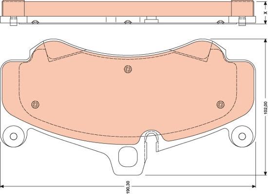 TRW GDB1779 - Kit de plaquettes de frein, frein à disque cwaw.fr