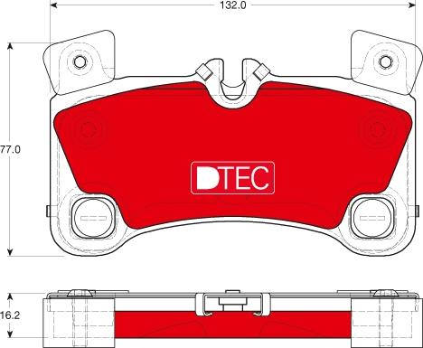 TRW GDB1775DTE - Kit de plaquettes de frein, frein à disque cwaw.fr