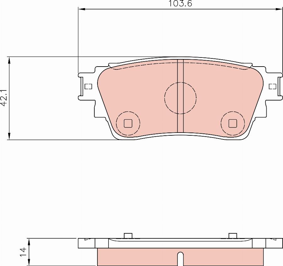 TRW GDB8906AT - Kit de plaquettes de frein, frein à disque cwaw.fr