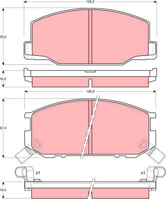 Spidan 0.080169 - Kit de plaquettes de frein, frein à disque cwaw.fr