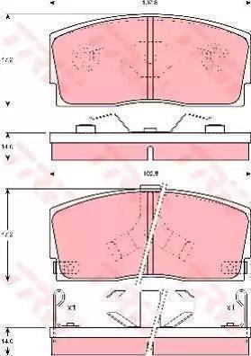 BOSCH 986493390 - Kit de plaquettes de frein, frein à disque cwaw.fr