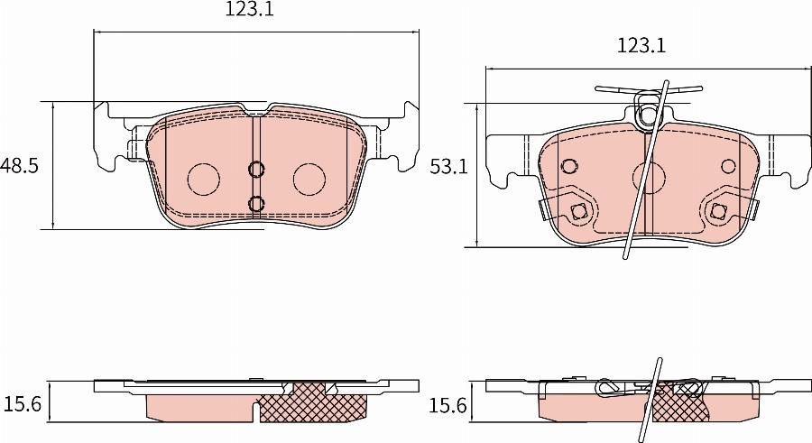 TRW GDB8334AT - Kit de plaquettes de frein, frein à disque cwaw.fr