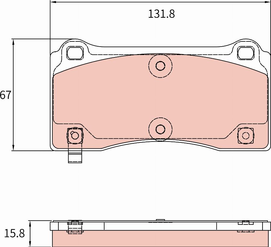 TRW GDB8321BTE - Kit de plaquettes de frein, frein à disque cwaw.fr