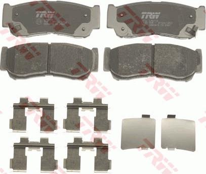 TRW GDB3419DT - Kit de plaquettes de frein, frein à disque cwaw.fr