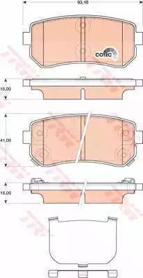 Parts-Mall PKA-E33 - Kit de plaquettes de frein, frein à disque cwaw.fr