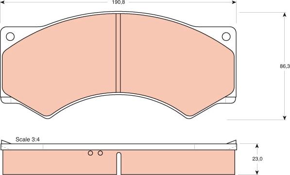 TRW GDB356 - Kit de plaquettes de frein, frein à disque cwaw.fr