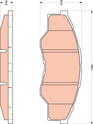 TRW GDB3500 - Kit de plaquettes de frein, frein à disque cwaw.fr