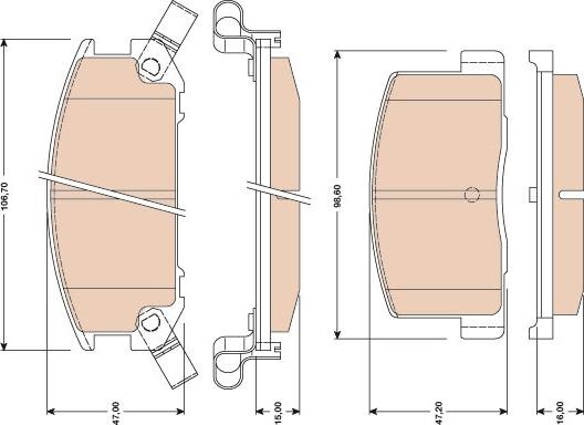 TRW GDB3059AT - Kit de plaquettes de frein, frein à disque cwaw.fr