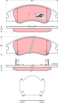 TRW GDB3367AT - Kit de plaquettes de frein, frein à disque cwaw.fr