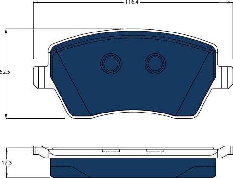 TRW GDB3332BTE - Kit de plaquettes de frein, frein à disque cwaw.fr