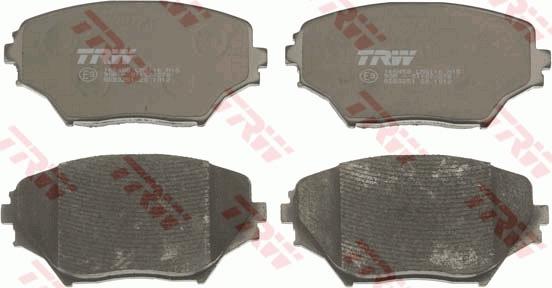 TRW GDB3251DT - Kit de plaquettes de frein, frein à disque cwaw.fr