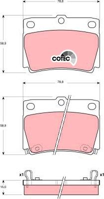 TRW GDB3239AT - Kit de plaquettes de frein, frein à disque cwaw.fr