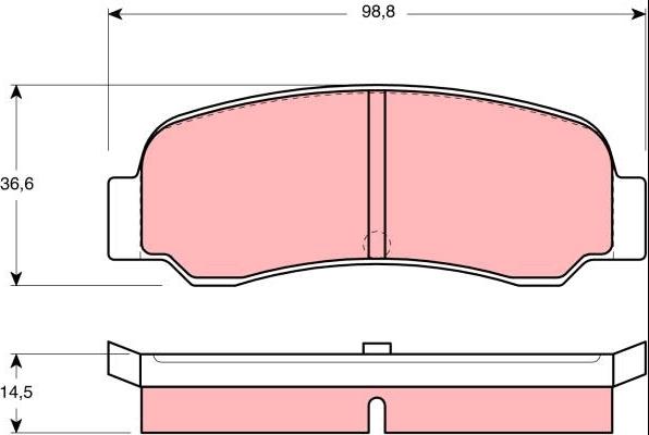 Japanparts JPP 201 - Kit de plaquettes de frein, frein à disque cwaw.fr