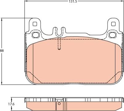 FTE 9001770 - Kit de plaquettes de frein, frein à disque cwaw.fr