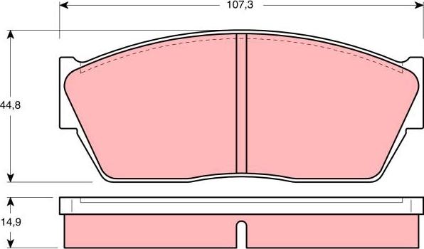 BENDIX 572180 - Kit de plaquettes de frein, frein à disque cwaw.fr