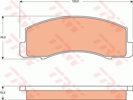 TRW GDB7516 - Kit de plaquettes de frein, frein à disque cwaw.fr