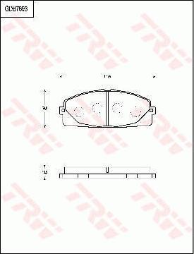 TRW GDB7693DT - Kit de plaquettes de frein, frein à disque cwaw.fr