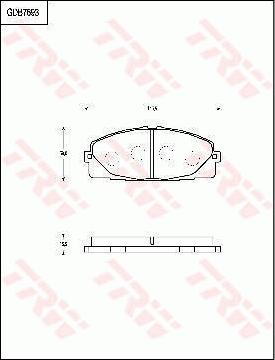 TRW GDB7693 - Kit de plaquettes de frein, frein à disque cwaw.fr