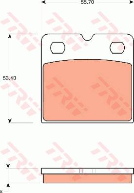 TRW GDB7679 - Kit de plaquettes de frein, frein à disque cwaw.fr