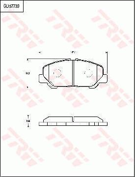 TRW GDB7733DT - Kit de plaquettes de frein, frein à disque cwaw.fr