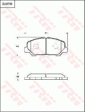 TRW GDB7733 - Kit de plaquettes de frein, frein à disque cwaw.fr