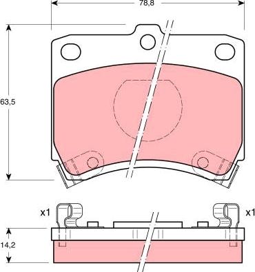 TRW GDB773 - Kit de plaquettes de frein, frein à disque cwaw.fr