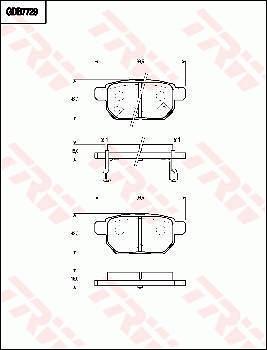 TRW GDB7729 - Kit de plaquettes de frein, frein à disque cwaw.fr