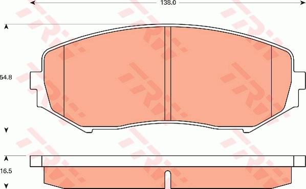 TRW GDB7720 - Kit de plaquettes de frein, frein à disque cwaw.fr